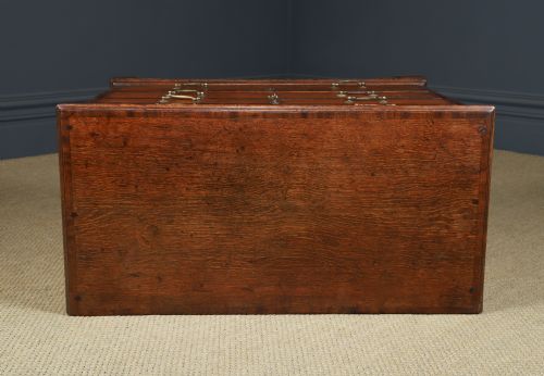 SMALL ANTIQUE ENGLISH GEORGIAN OAK MAHOGANY CROSSBANDED BACHELORS CHEST OF DRAWERS CIRCA 1780 - ADDITIONAL PHOTO 25