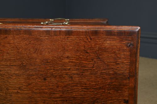 SMALL ANTIQUE ENGLISH GEORGIAN OAK MAHOGANY CROSSBANDED BACHELORS CHEST OF DRAWERS CIRCA 1780 - ADDITIONAL PHOTO 26