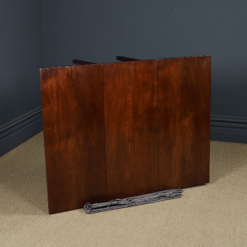 ANTIQUE ENGLISH GEORGIAN MAHOGANY DROP LEAF FOLDING CENTRE DINING TABLE CIRCA 1800 - ADDITIONAL PHOTO 9