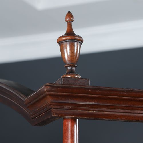 ANTIQUE ENGLISH EDWARDIAN MAHOGANY 3FT 6 LARGE SINGLE FOUR POSTER BED BY HEALS OF LONDON CIRCA 1910 - ADDITIONAL PHOTO 8