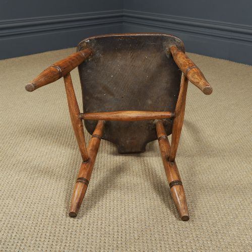 ANTIQUE ENGLISH SET OF 10 TEN ASH ELM WINDSOR HOOP STICK BACK KITCHEN DINING CHAIRS CIRCA 1910 - ADDITIONAL PHOTO 13