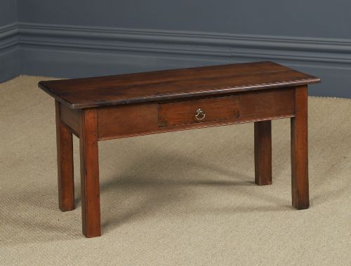 ANTIQUE ENGLISH GEORGIAN OAK RECTANGULAR LOW OCCASIONAL CENTRE COFFEE TABLE CIRCA 1780 - ADDITIONAL PHOTO 1