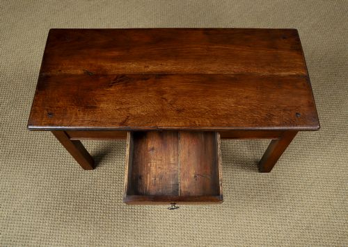 ANTIQUE ENGLISH GEORGIAN OAK RECTANGULAR LOW OCCASIONAL CENTRE COFFEE TABLE CIRCA 1780 - ADDITIONAL PHOTO 10