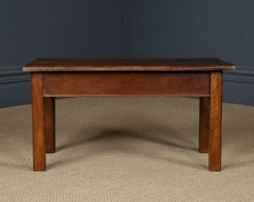 ANTIQUE ENGLISH GEORGIAN OAK RECTANGULAR LOW OCCASIONAL CENTRE COFFEE TABLE CIRCA 1780 - ADDITIONAL PHOTO 12
