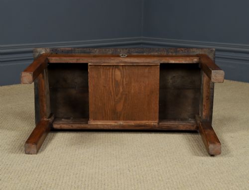 ANTIQUE ENGLISH GEORGIAN OAK RECTANGULAR LOW OCCASIONAL CENTRE COFFEE TABLE CIRCA 1780 - ADDITIONAL PHOTO 13