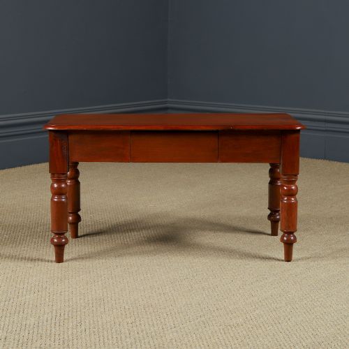 fig 2. Antique English Victorian Mahogany Coffee Table / Low / Occasional / Centre / Book Table (Circa 1860)