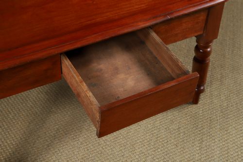 fig 7. Antique English Victorian Mahogany Coffee Table / Low / Occasional / Centre / Book Table (Circa 1860)
