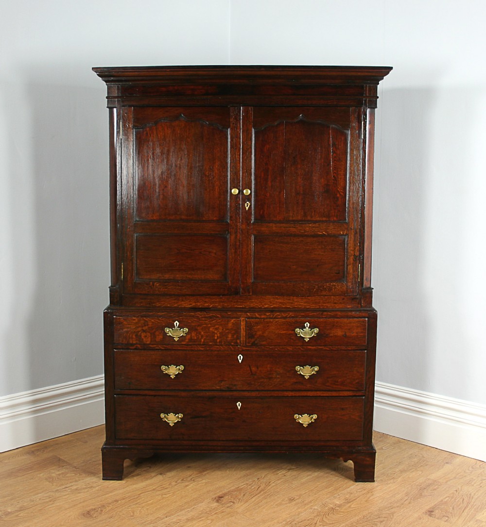 George III Welsh Oak Housekeepers Cupboard (Circa 1780)
