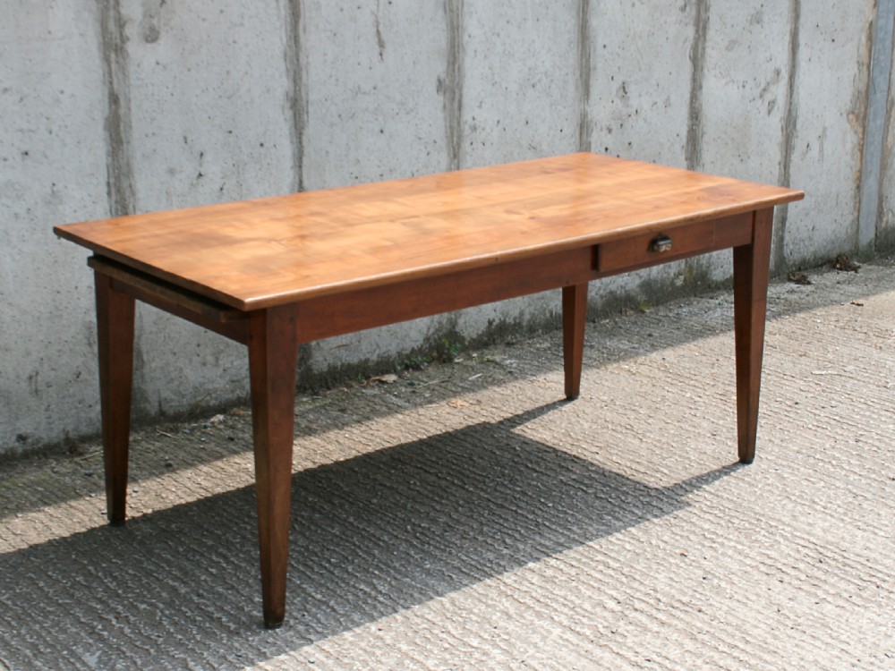 French Cherry Provincial Farmhouse Table (Circa 1850)