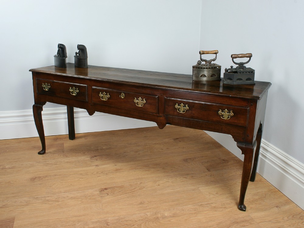 George II Oak 6ft Home Counties Dresser Base (c. 1740)