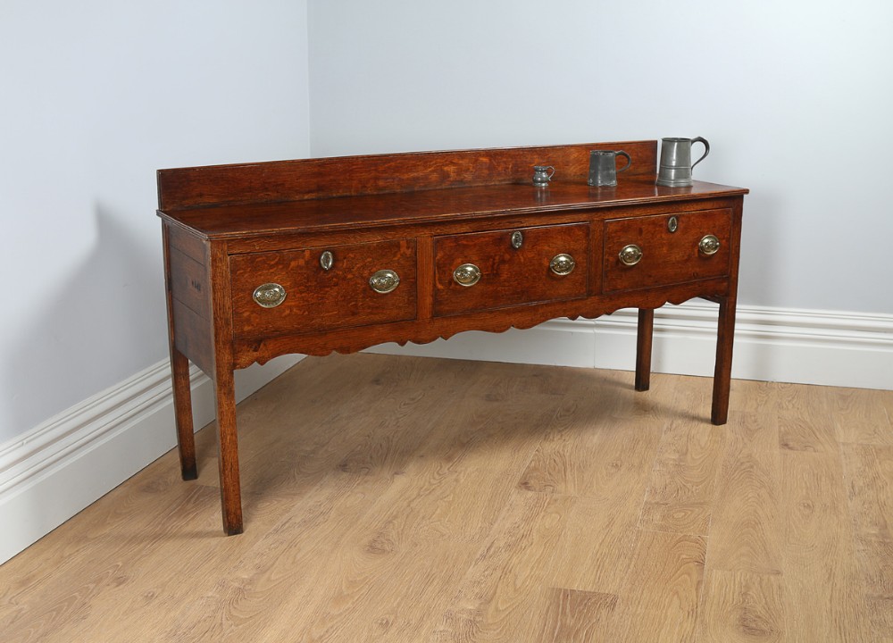 George III Shropshire Oak Dresser Base (Circa 1800)