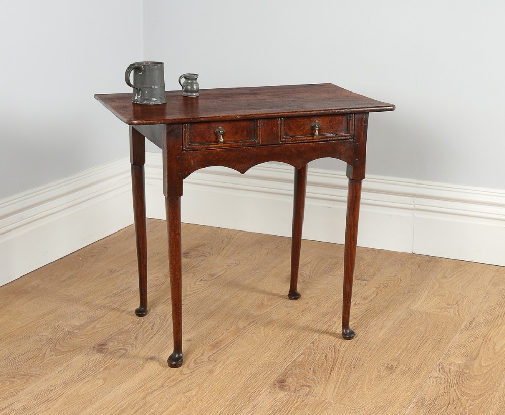 William & Mary English Oak Side Table (Circa 1690)