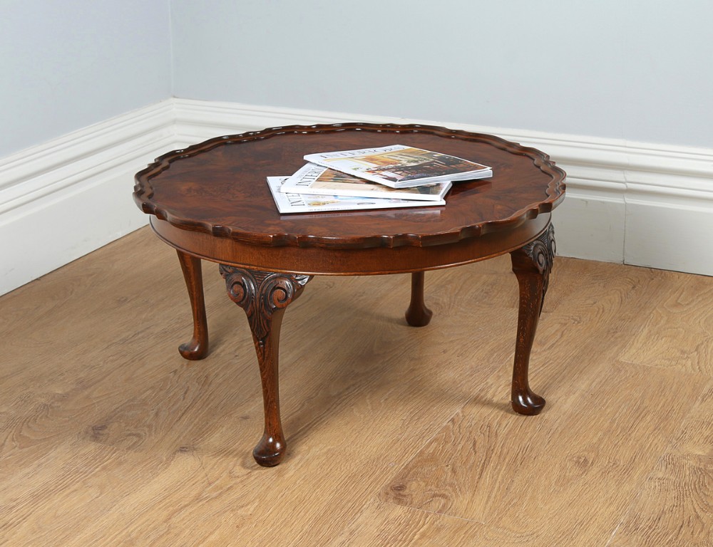 Burr Walnut Circular Coffee Table (Circa 1920)