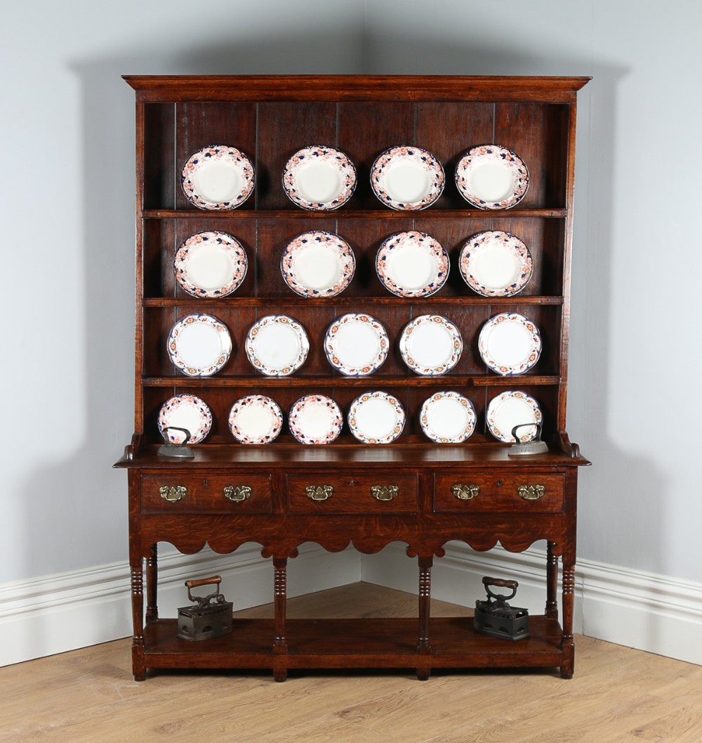 George III Welsh Oak Potboard Dresser (Circa 1780)