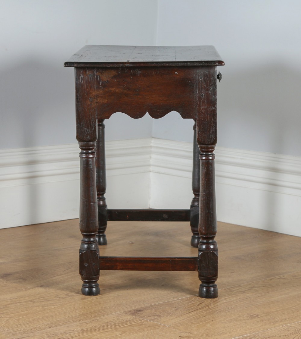 Georgian 18th Century Style English Country Oak Side / Hall Table ...