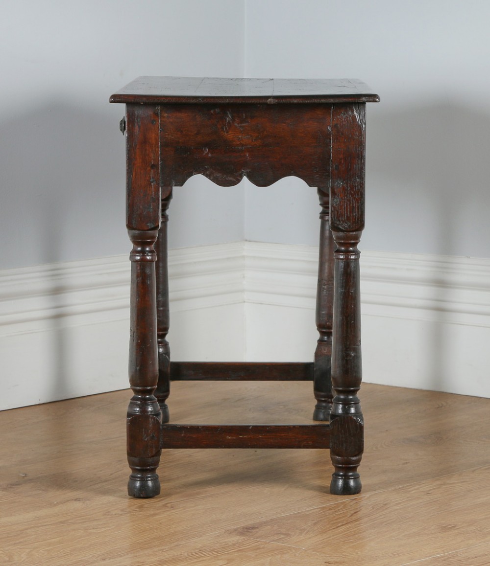 Georgian 18th Century Style English Country Oak Side / Hall Table ...