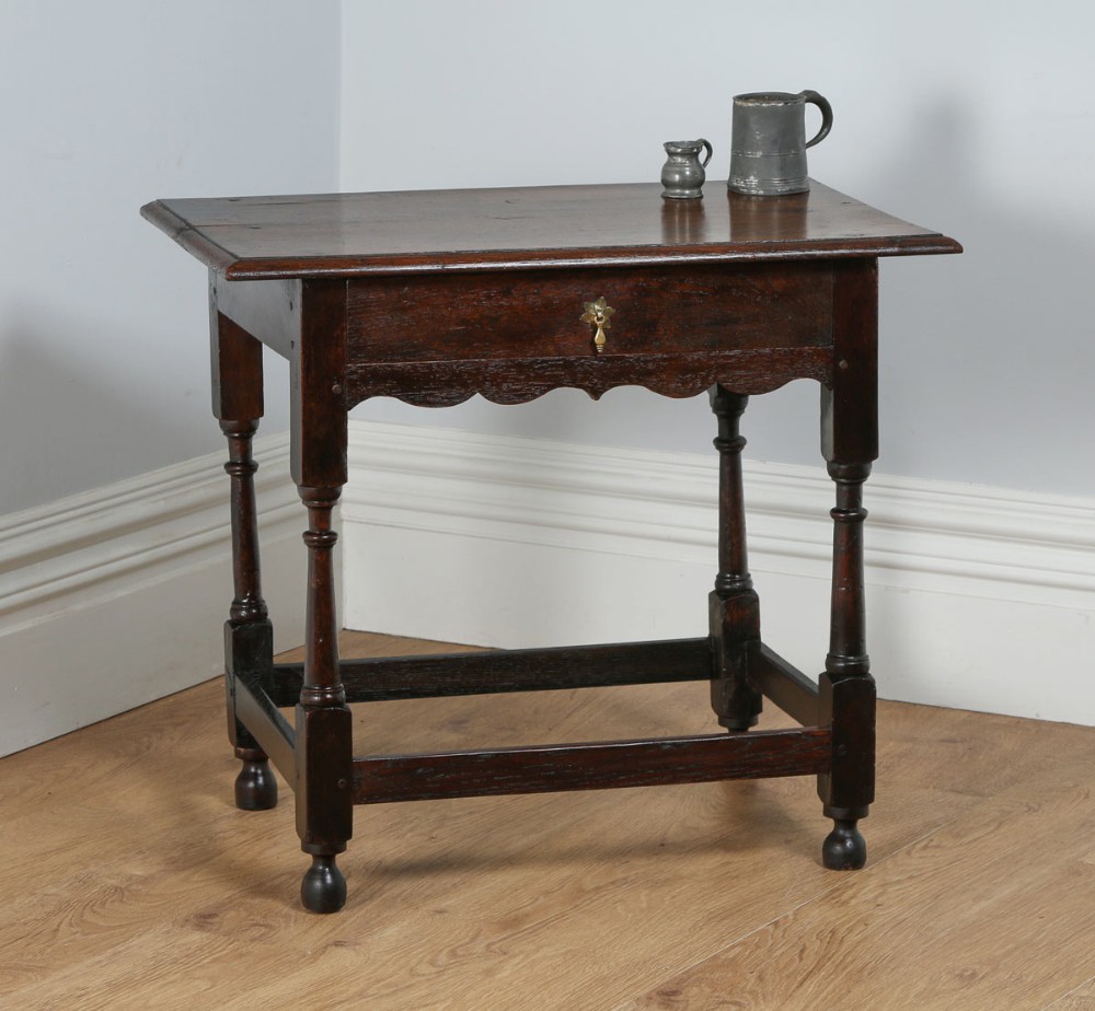Antique English Georgian 18th Century Style Country Oak Side / Hall ...