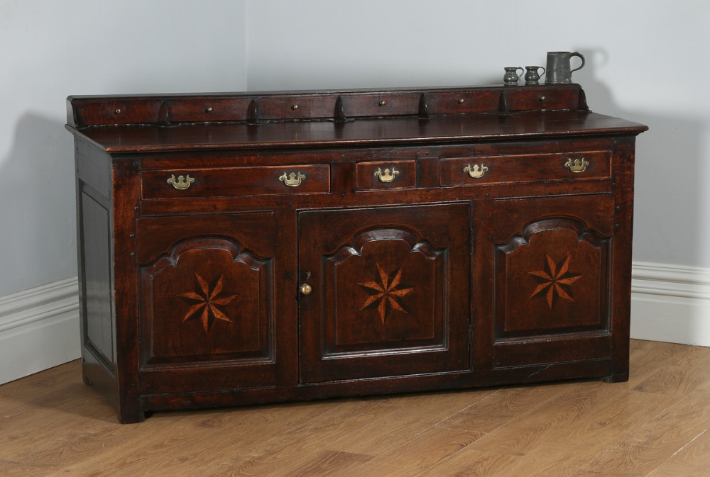 Antique Welsh Machynlleth Georgian Low Dresser Base Sideboard (Circa 1740)
