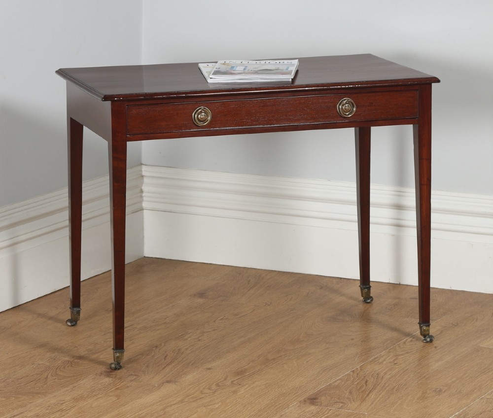 Antique English Georgian Regency Mahogany Occasional Hall Side Table (Circa 1820)