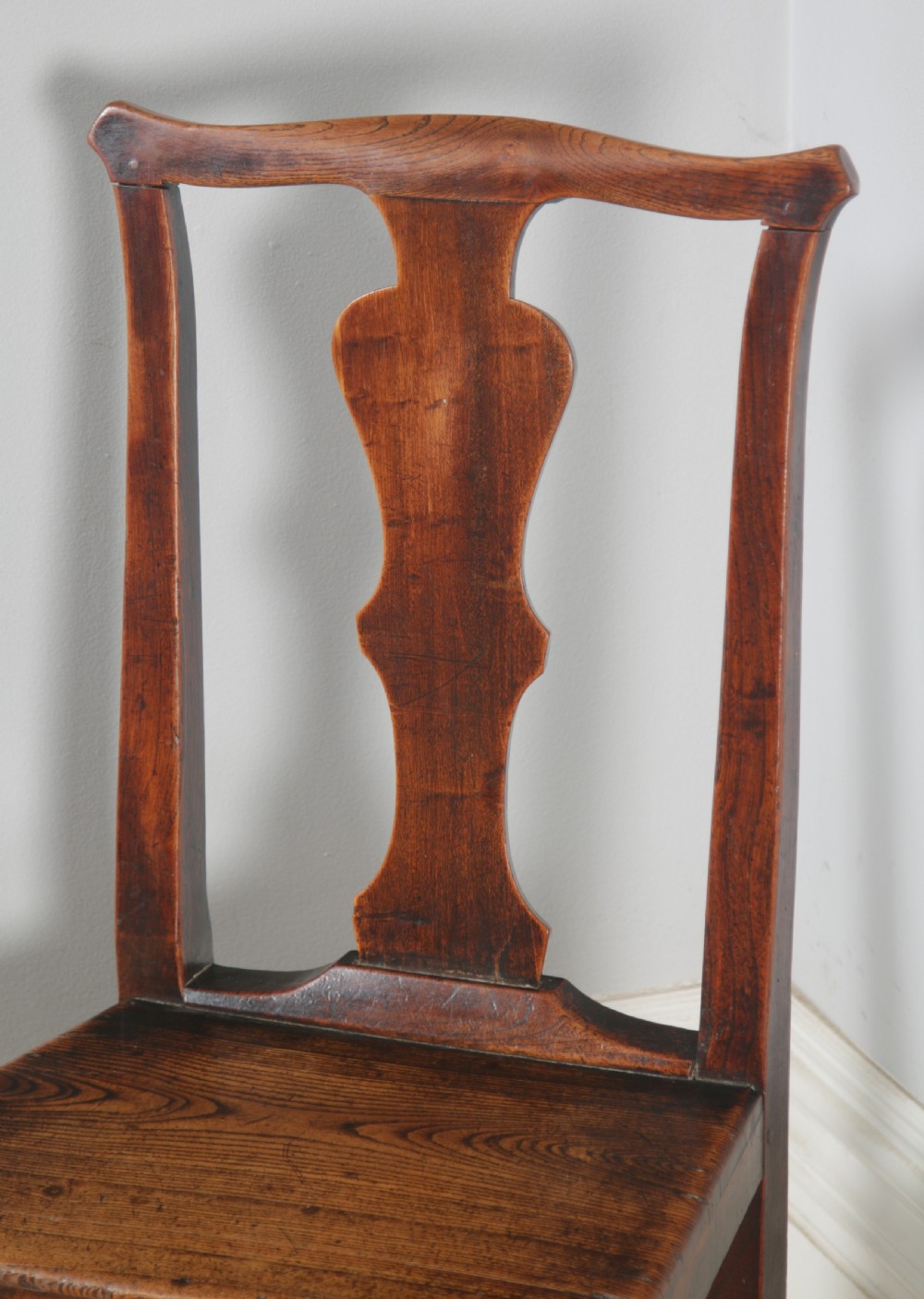 Antique Set of Six Georgian Chippendale Elm Country Cottage Kitchen Dining Chairs (Circa 1780) View XIX