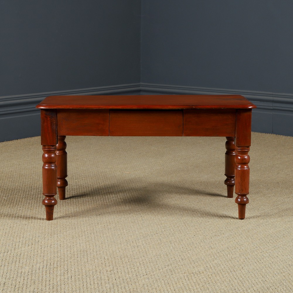 Antique English Victorian Mahogany Coffee Table / Low / Occasional / Centre / Book Table (Circa 1860) View III
