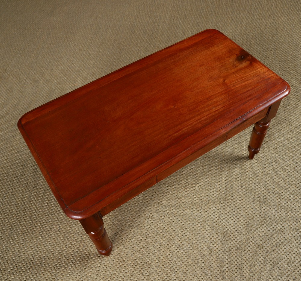 Antique English Victorian Mahogany Coffee Table / Low / Occasional / Centre / Book Table (Circa 1860) View V