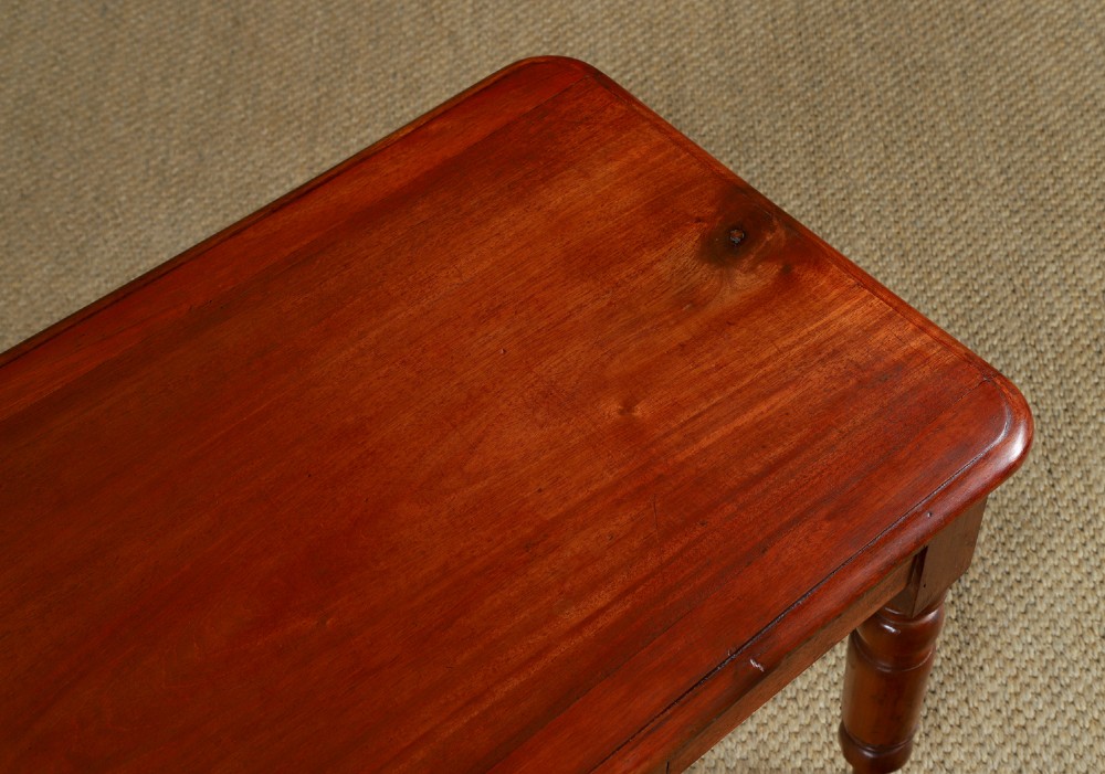 Antique English Victorian Mahogany Coffee Table / Low / Occasional / Centre / Book Table (Circa 1860) View VI