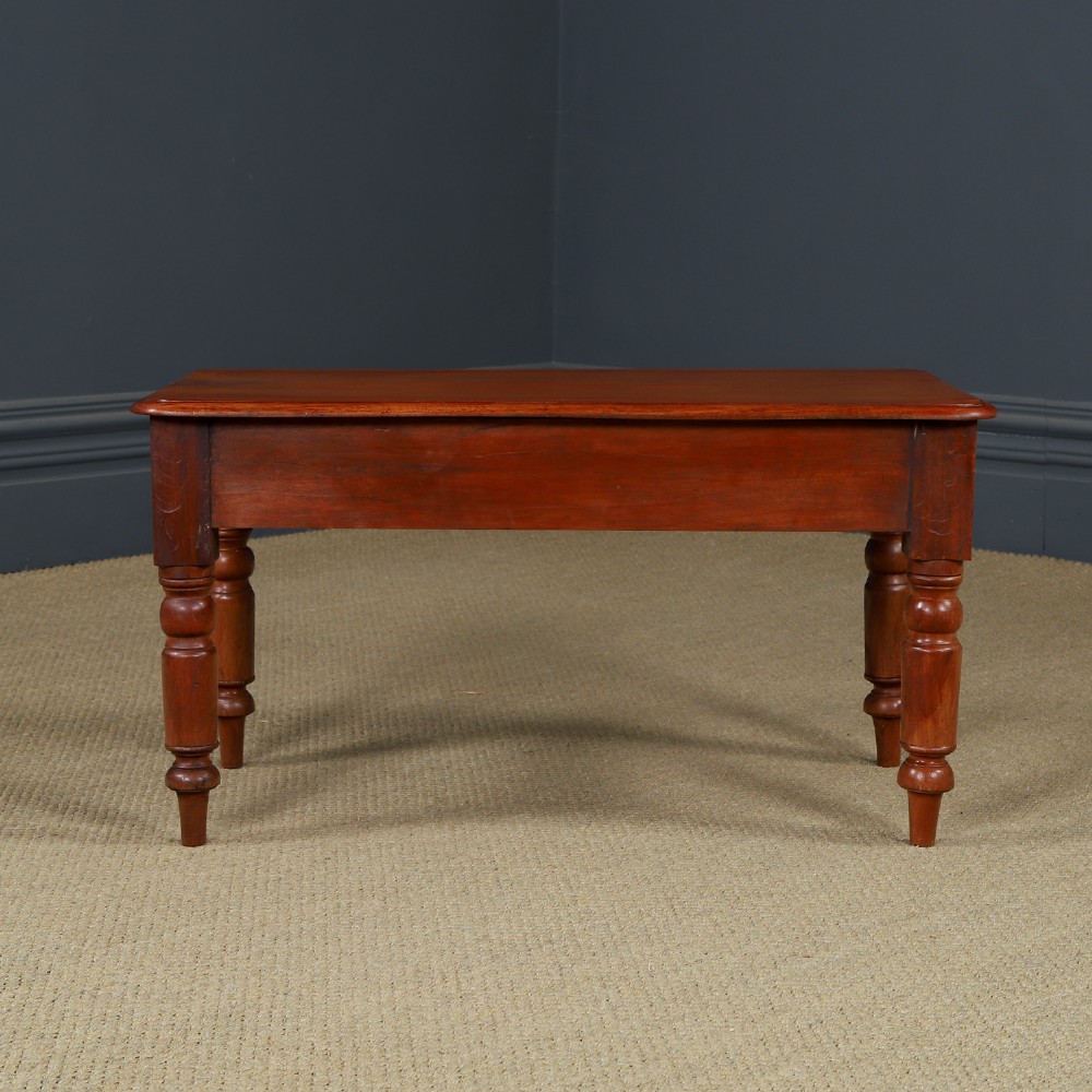 Antique English Victorian Mahogany Coffee Table / Low / Occasional / Centre / Book Table (Circa 1860) View XIII