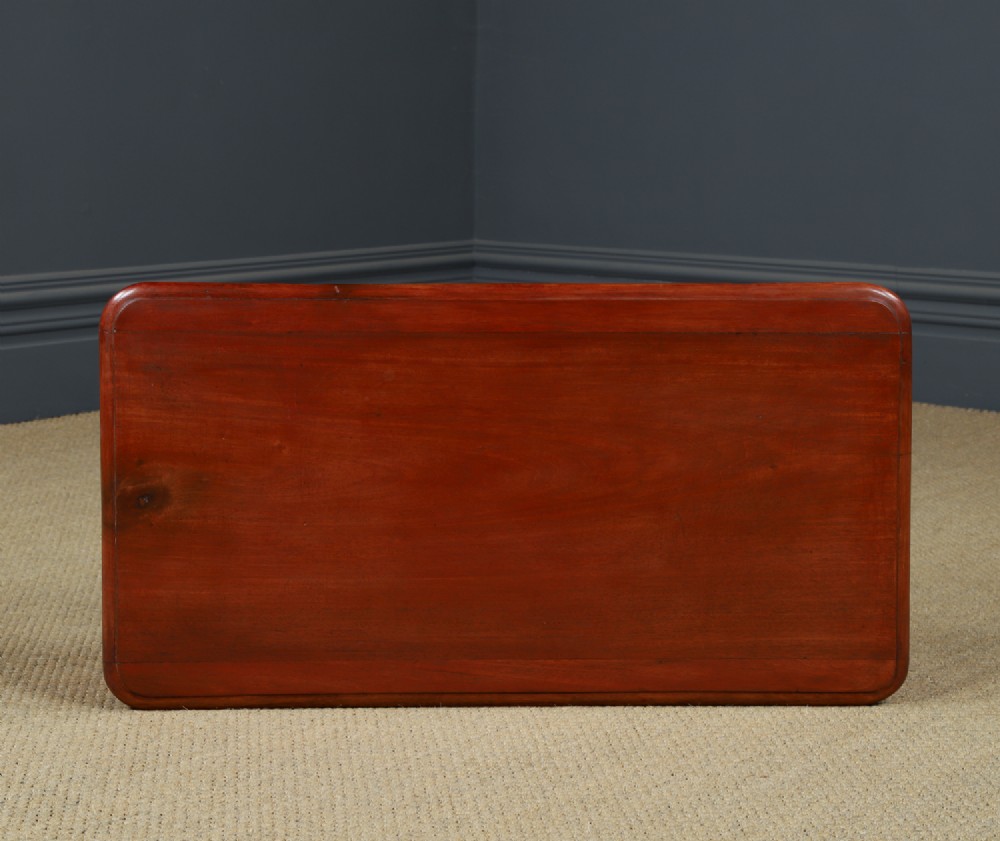 Antique English Victorian Mahogany Coffee Table / Low / Occasional / Centre / Book Table (Circa 1860) View XIV