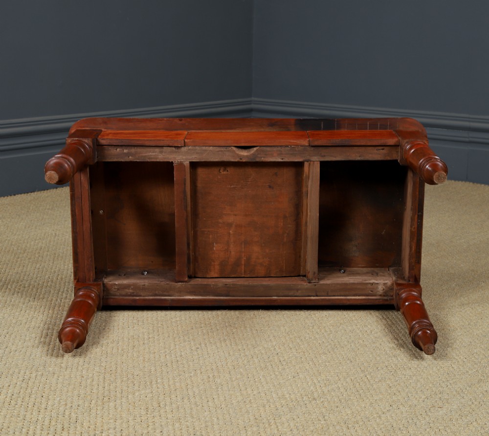 Antique English Victorian Mahogany Coffee Table / Low / Occasional / Centre / Book Table (Circa 1860) View XV
