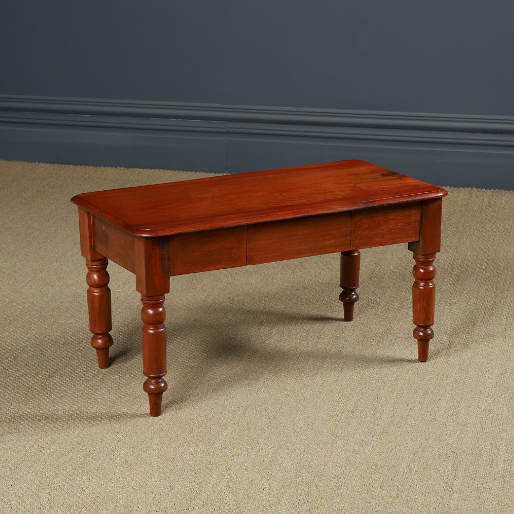 Antique English Victorian Mahogany Coffee Table / Low / Occasional / Centre / Book Table (Circa 1860)