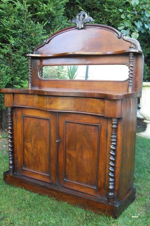 Victorian Flamed Mahogany Chiffoniere