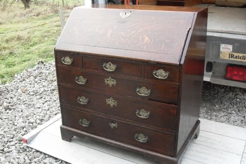 Georgian Solid Oak Bureaux