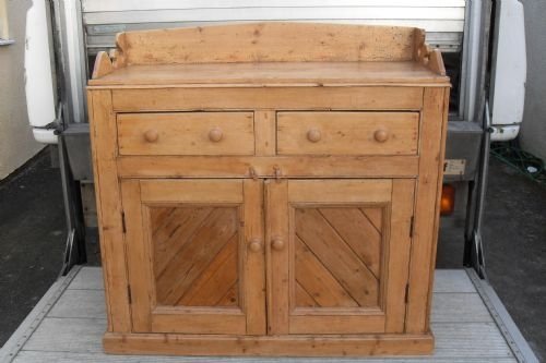 19th Century Pine Chest/side Cupboard