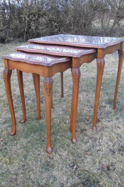 Walnut Nest of Tables