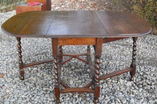 Oak Gate Leg Dining Table