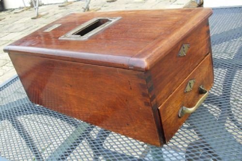 Lovely Antique Mahogany Money Register 
 
