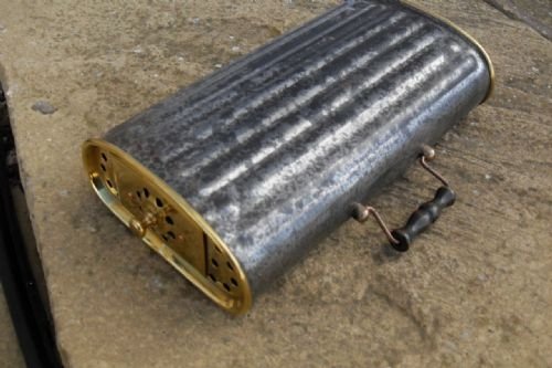 Victorian Brass and Steel Foot Warmer