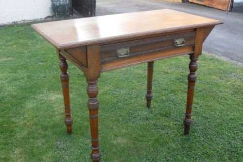 Edwardian Mahogony Hall Side Table