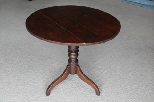 Victorian Tripod Oak Occasional Table