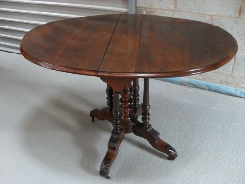 Pretty Victorian Rosewood Sutherland Table