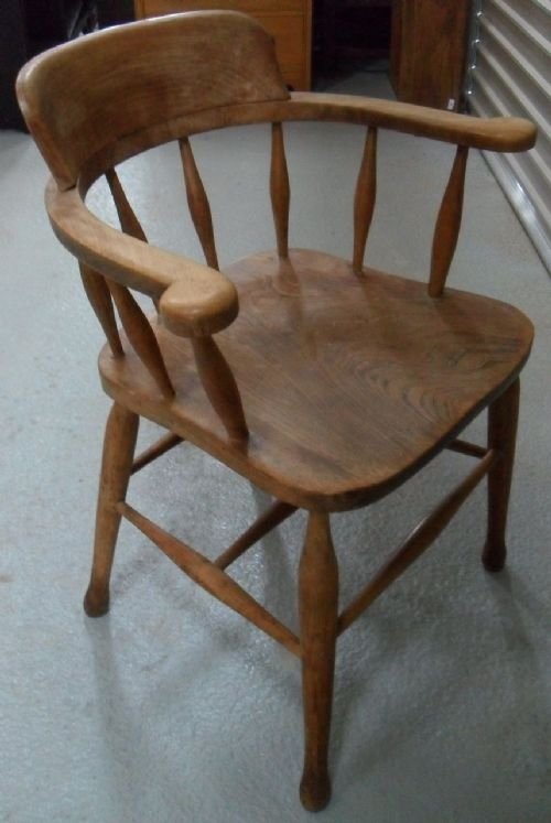 Elm and Ash Smokers Bow Chair