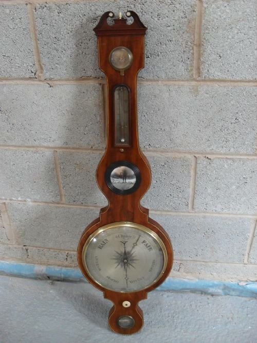 Early/mid 19th Century Mahogany Barometer