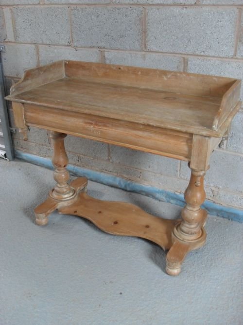 19th Century Stripped Pine Washstand