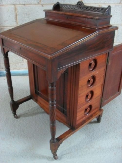 Victorian Mahogany Davenport Desk