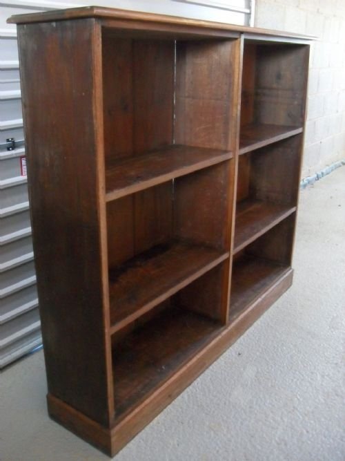 19th Century Oak Adjustable Bookcase
