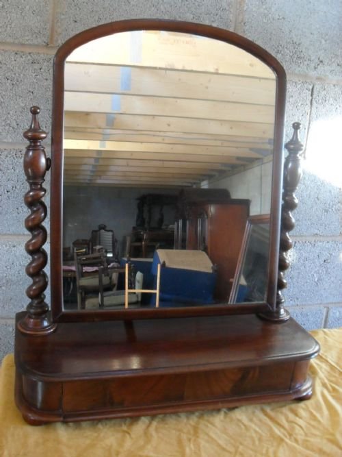	
Victorian Mahogany Dressing Table Mirror