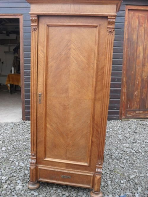 Victorian Oak on Pine Wardrobe/cupboard