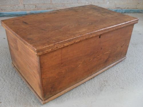 18th Century Elm Chest/blanket Trunk
