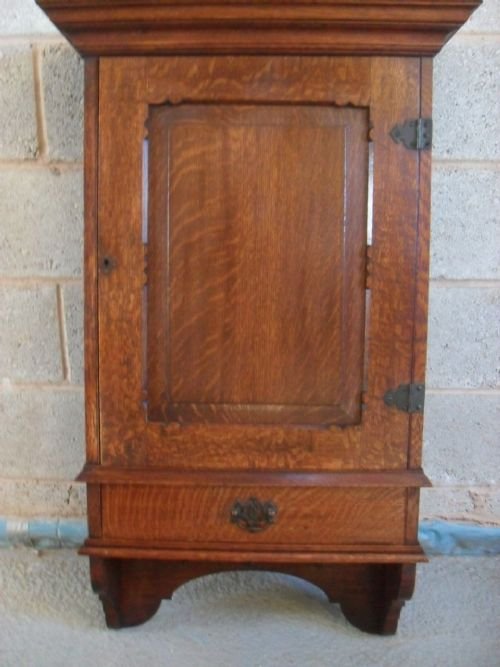 19th Century Oak Wall Hanging Cupboard/bookcase